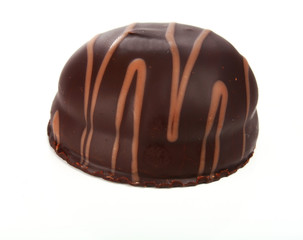 thin captain is covered dy a chocolate
