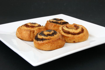 nussschnecken, mohnschnecken