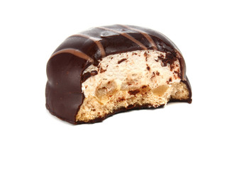 thin captain is covered dy a chocolate