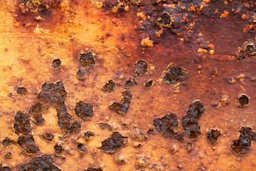Yellow Rusty Metal Background