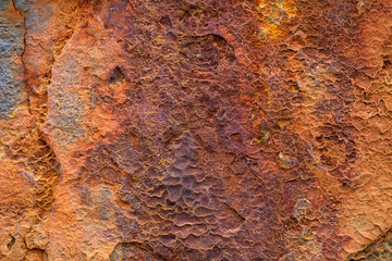 wavey rusted metal background