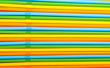 Colored cocktail tubes