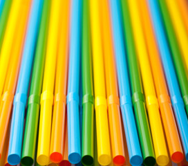 Colored cocktail tubes
