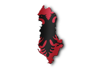 Cartina Albania