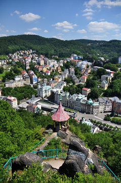 Look At The Spa Of Karlovy Vary