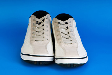 Sport shoes isolated on the white background