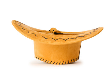 Fototapeta premium Cowboy hat isolated on the white background