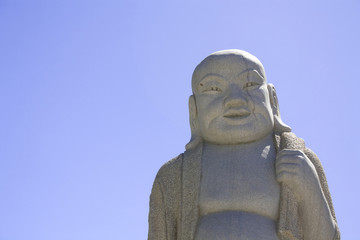 A very nice stone made buddah statue