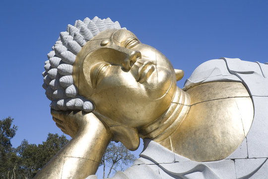 A very nice stone made buddah statue