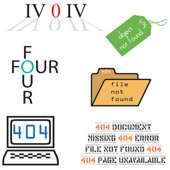 404 error icons