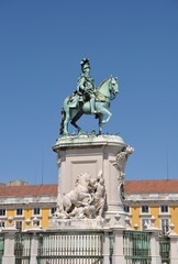 Statue of King José in Lisbon