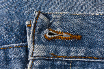 Jeans closeup
