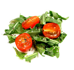 Salad of  tomatoes and rucola