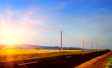 Sunrise Mountain. Russia, Altai