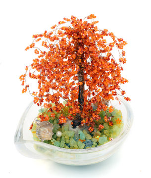 Tree of Bonsaj from beads