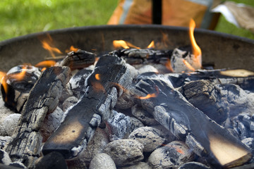 Grillkohle