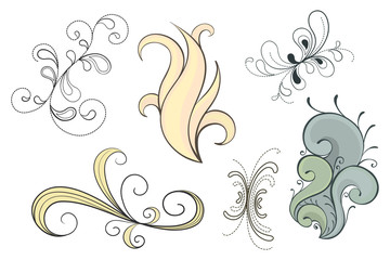 Vector Swirls Set