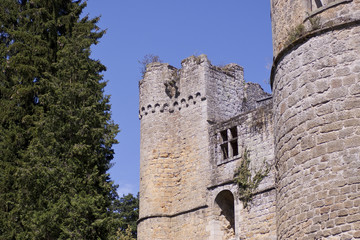 Ruine der Burg Beaufort in Luxemburg