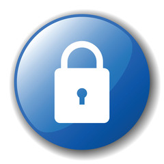 The dark blue button for a site web. A vector illustration, it i