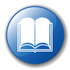 The dark blue button for a site web. A vector illustration, it i