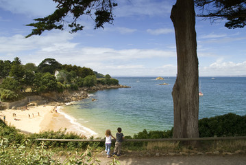 plage de tr&eacute;boul, douarnenez