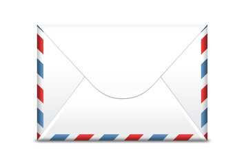 Obraz premium Envelope isolated, front side