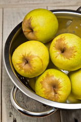 Apples in a colonder