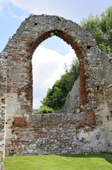 window and ruins from Kent UK Europe