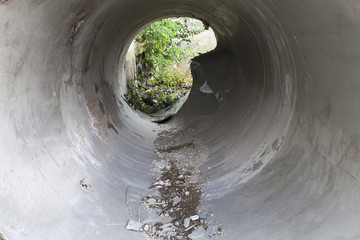 Tunnel Röhre aus Beton