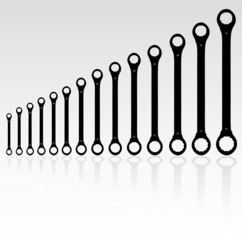 set of tools for the car vector illustration