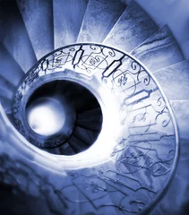 Poster Im Rahmen Spiral staircase.. © Olaru Radian