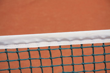 Tennisnetz, Sandplatz