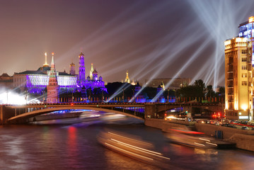 Firework near Moscow Kremlin