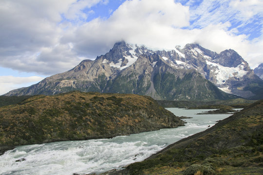Torres del Paine landscape in Patagonia, Chile