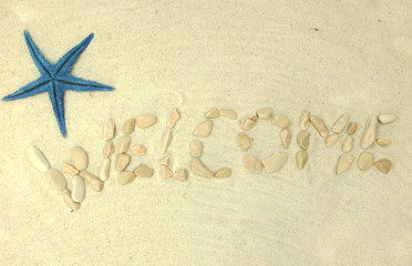 Welcome on beach