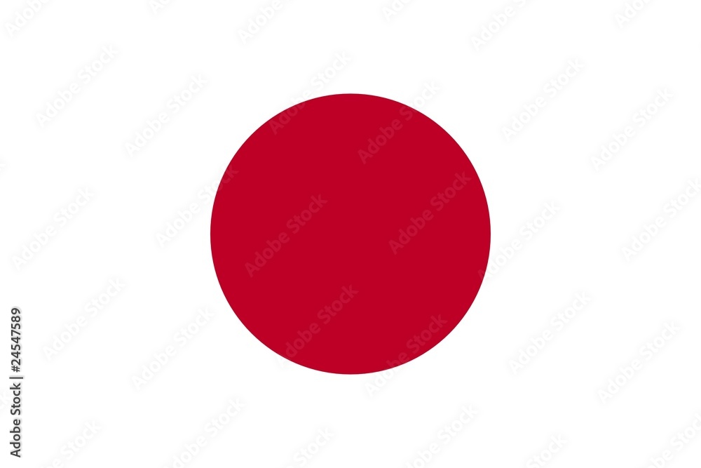 Poster Drapeau du Japon