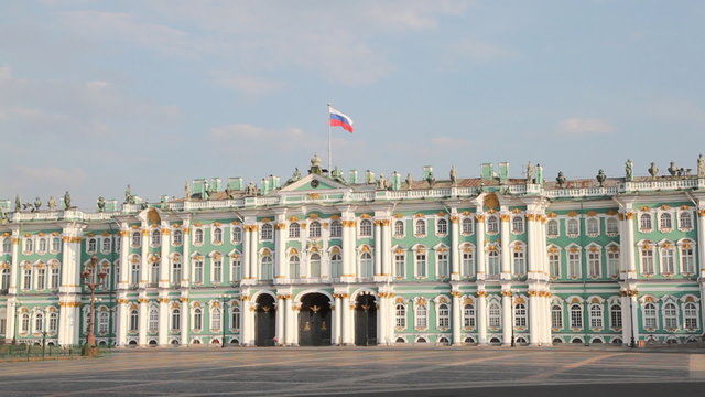 Ermitazh building in in St. Petersburg , Russia
