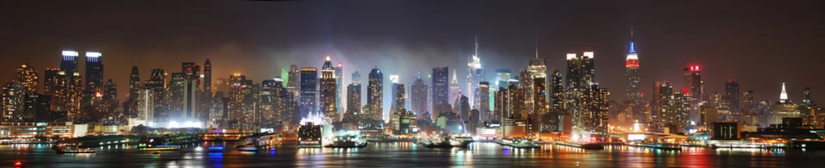 Foto op Canvas Panorama van New York City © rabbit75_fot