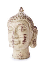 Obraz premium buddha head isolated on white background