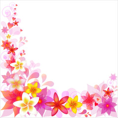 Abstract Floral Background
