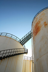 Abandoned Oil Silos