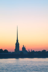 Obraz premium Peter and Paul Fortress at morning