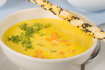 Curry-Möhrensuppe