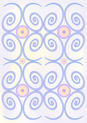 Spiral vector background.