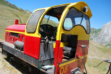 Locomotive du train d'Artouste