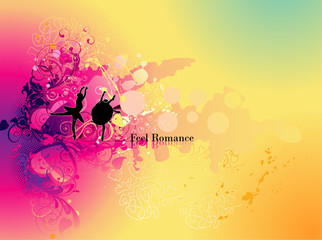 Ballet dancing vector