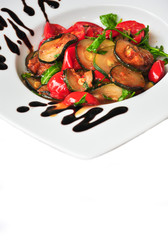 gebratene Zucchini mit Tomaten