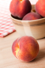 Fototapeta na wymiar sweet peaches