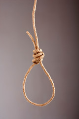 Noose made of rope