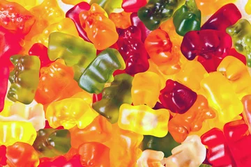 Tuinposter gummy bears © Jiri Hera